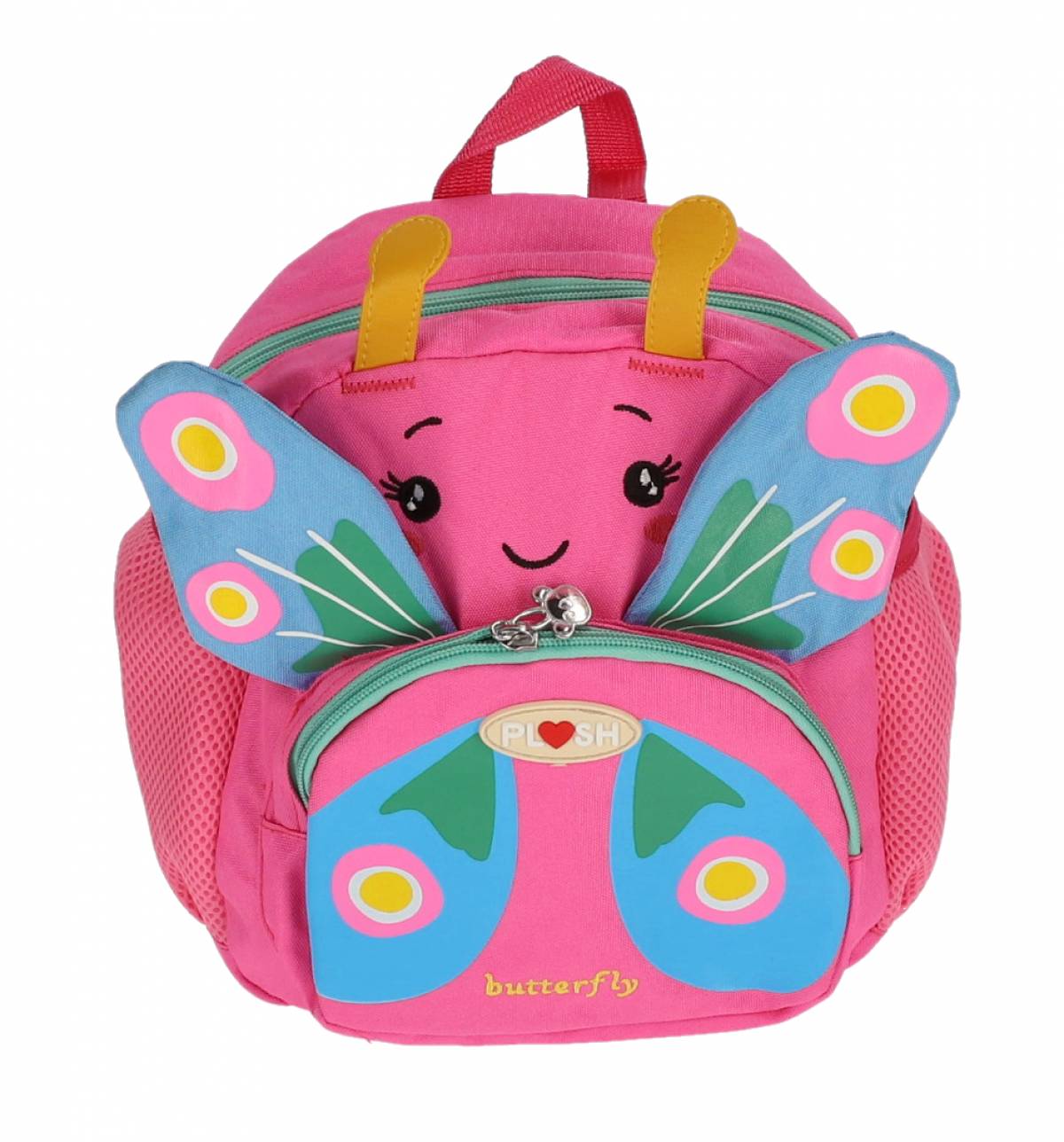 Ghiozdan Fete Prescolar, Schoolfriendly,  2fermoare , 2compartimente, 28x24x10cm, ROZ