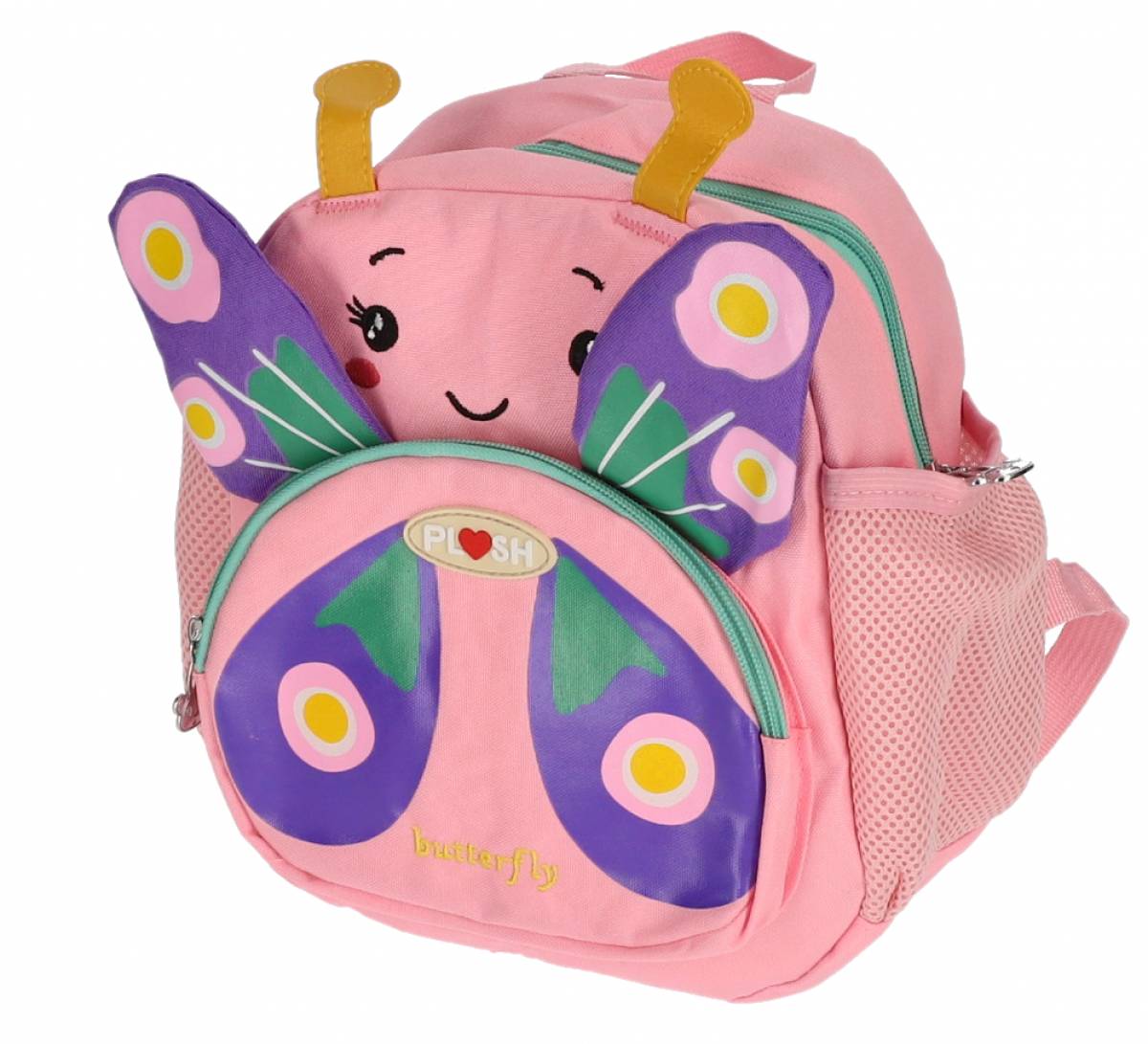 Ghiozdan Fete Prescolar, Schoolfriendly,  2fermoare , 2compartimente, 28x24x10cm, ROZ MOV