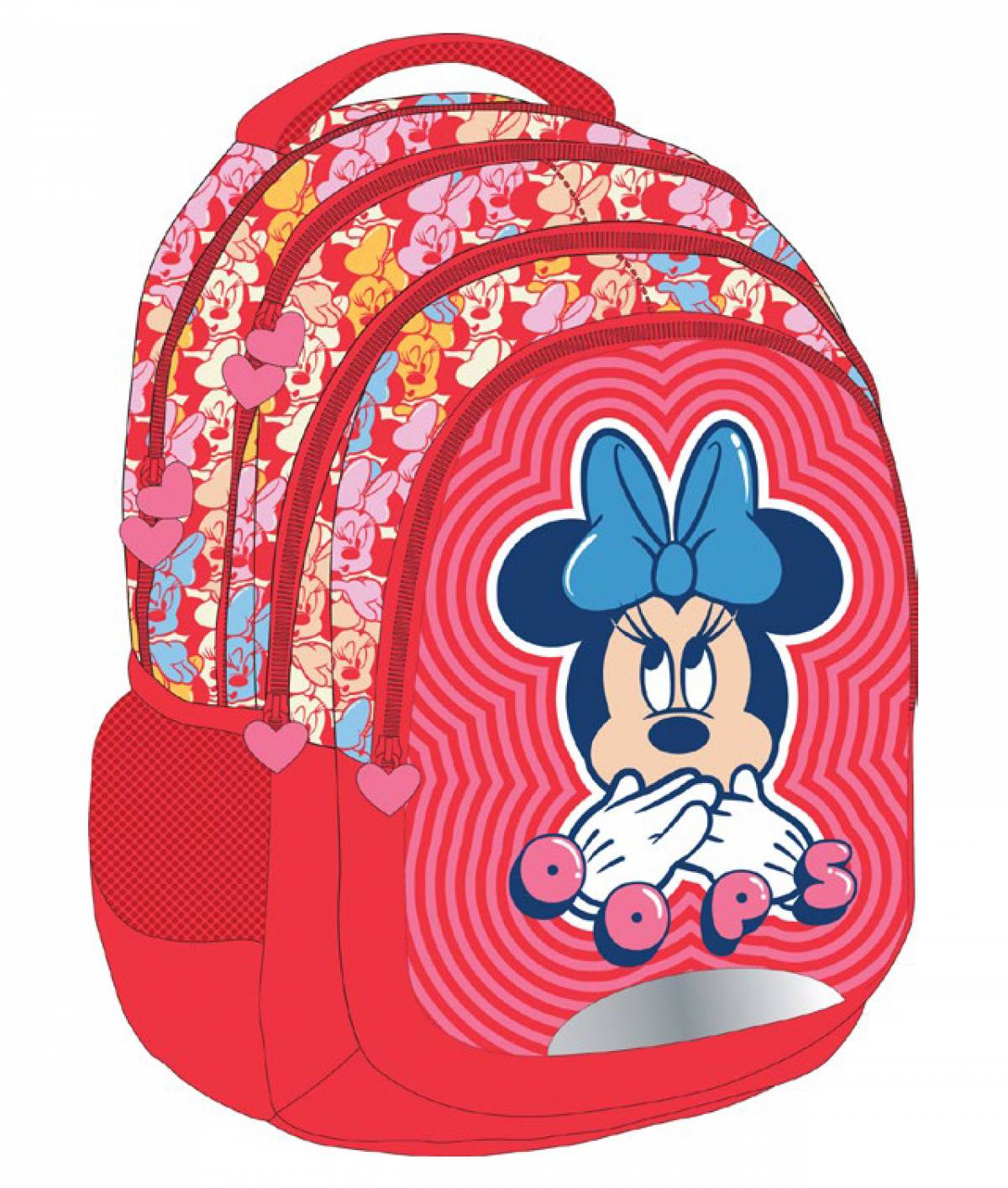 Ghiozdan MINNIE MOUSE SCOLAR rosu