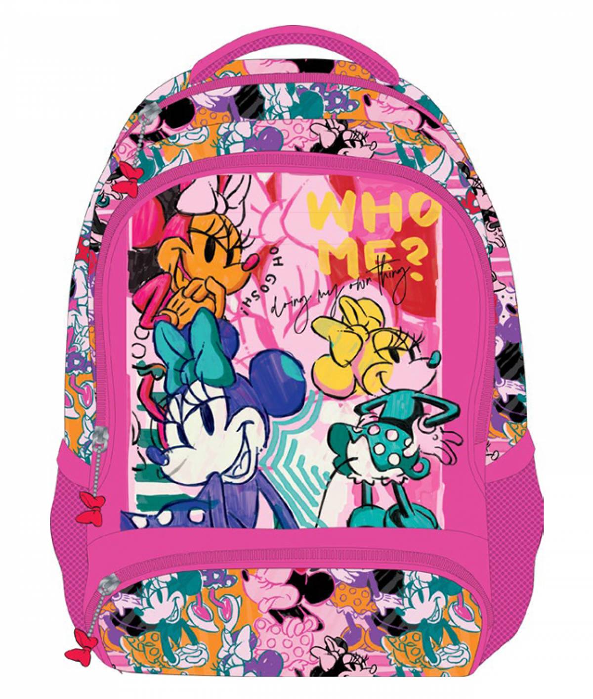 Ghiozdan MINNIE MOUSE SCOLAR roz