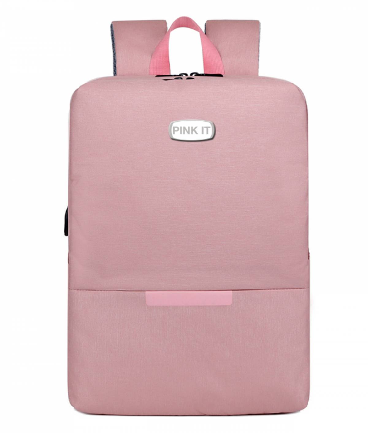 Ghiozdan Laptop, Pink It, 3 Fermoare, 42HX30X14cm, Roz