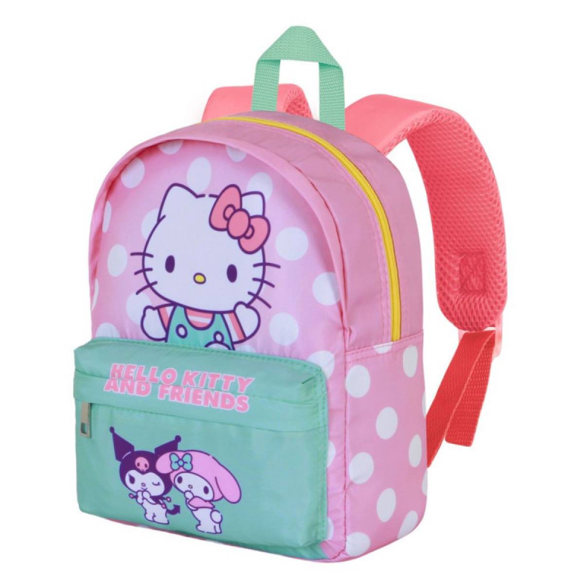 Ghiozdan Prescolari, Hello Kitty Hug, 1 Compartiment, Multicolor, 22cm x 27cm x 10cm