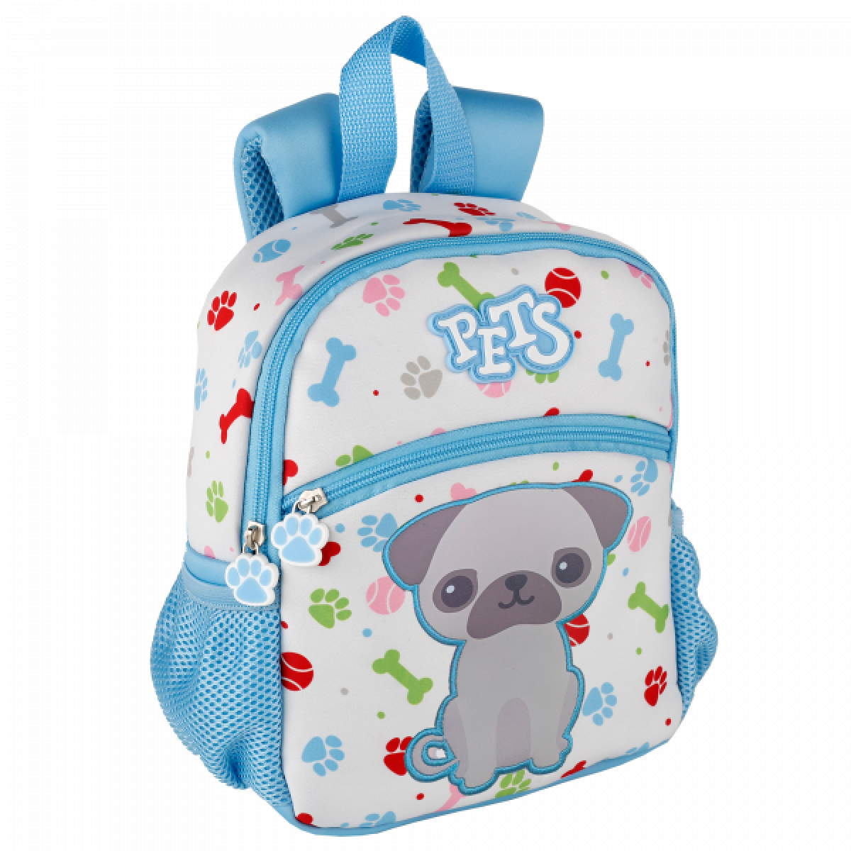 Ghiozdan Prescolari Pets Albastru Bulldog 26x21x9cm