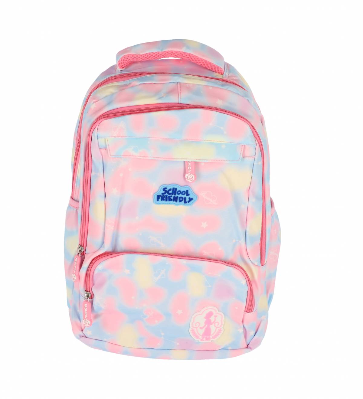 Ghiozdan Scolar, SchoolFriendly FUNTASY, 3 Fermoare, 42x28x14cm, Multicolor