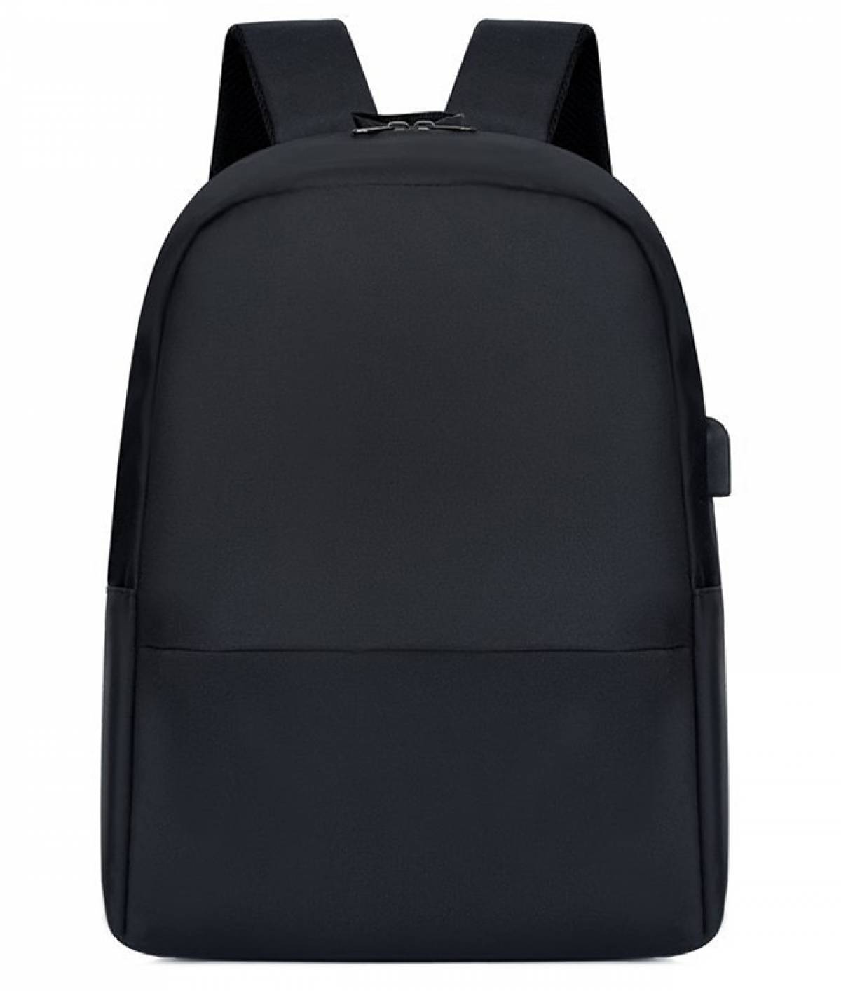 Ghiozdan SF Teens Negru 1 fermoar cu USB