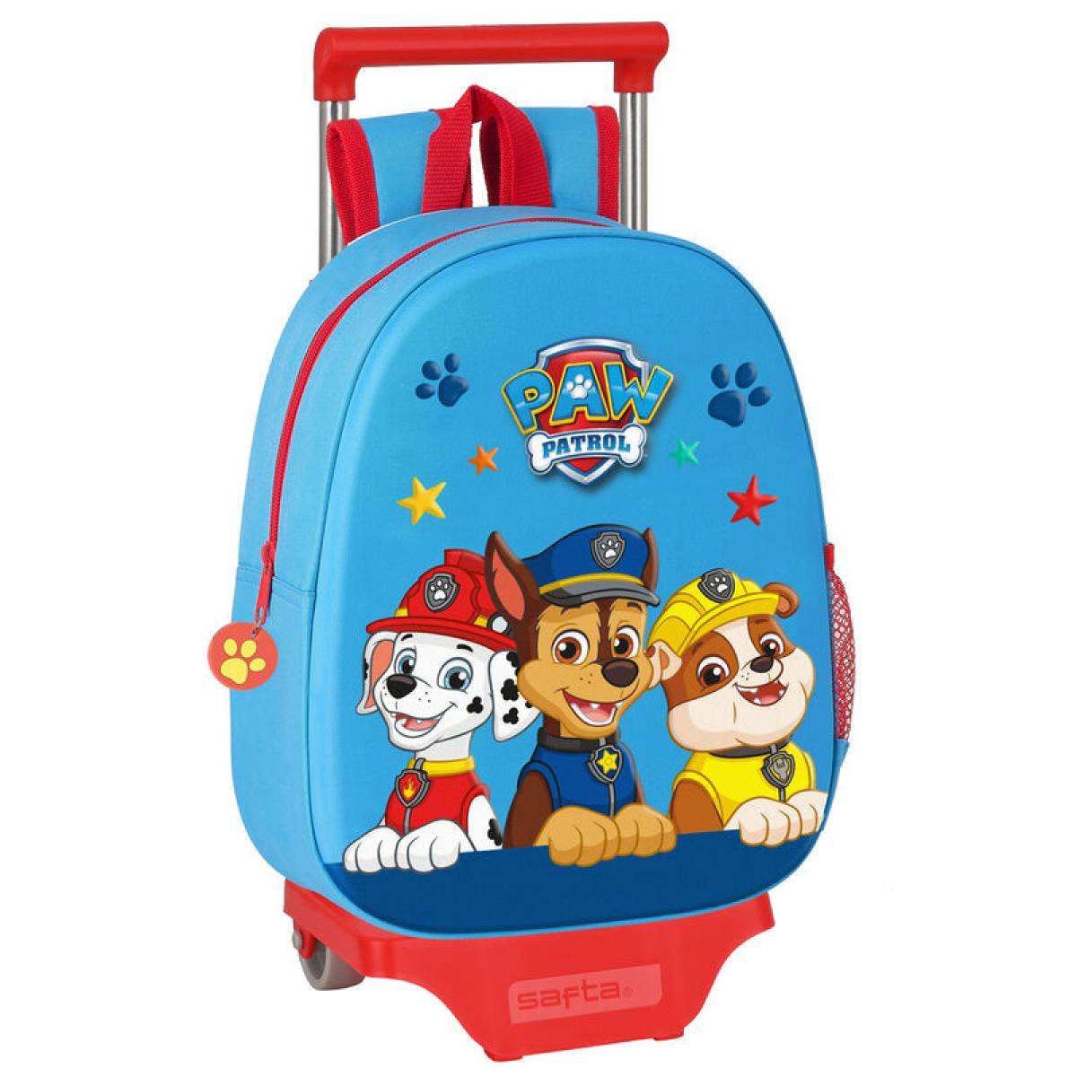 Ghiozdan Troller Prescolari, Paw Patrol Friendship 3D, 1 Compartiment, Albastru, 32cm x 27cm x 10cm