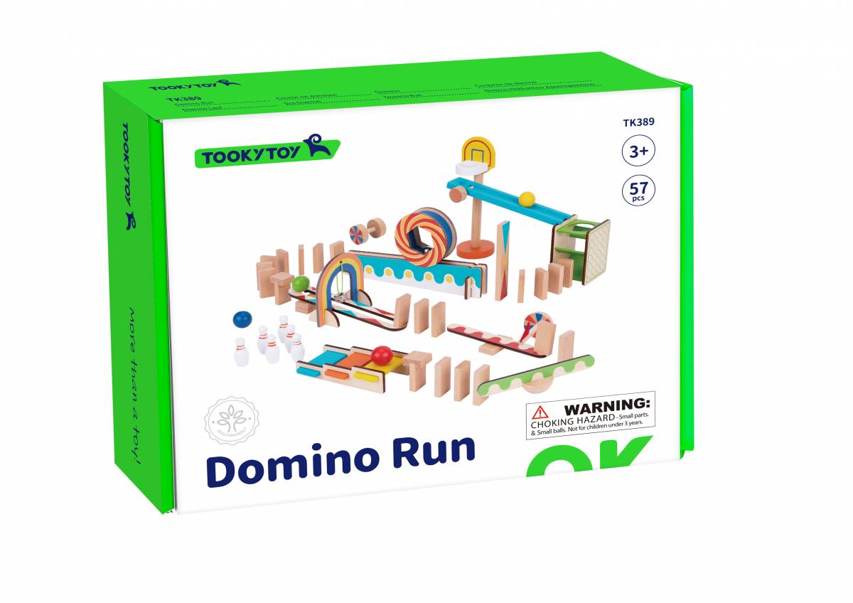 Joc Montessori Domino din Lemn pentru Copii, Set Educativ Puzzle cu Piese de Constructie