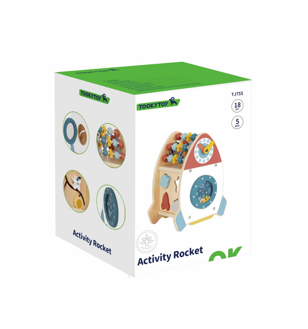 Joc Montessori Traseu Bile din Lemn