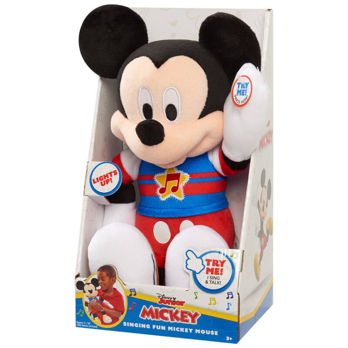 Jucarie de plus Disney Mickey cu sunet