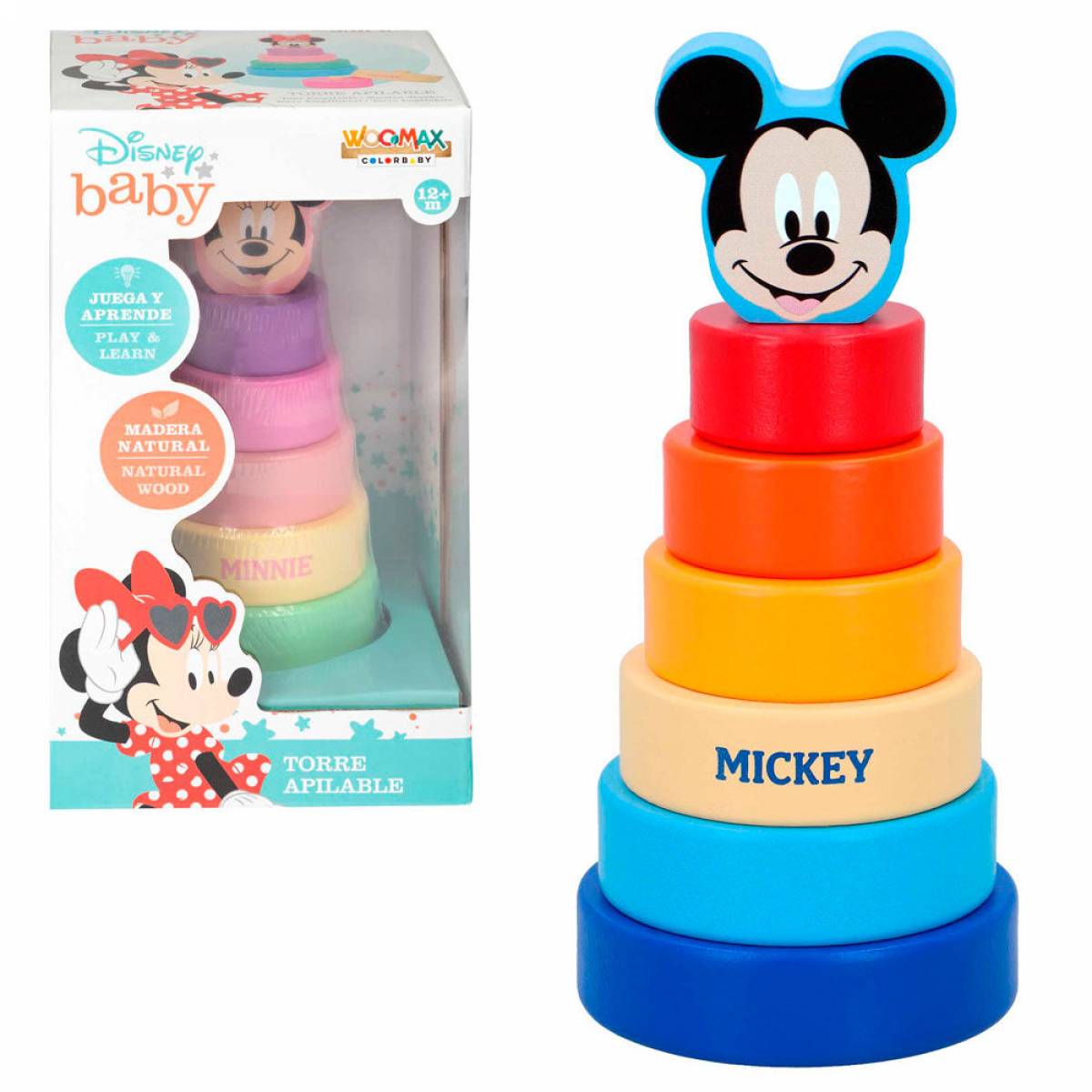 Jucarie Educationala Turn Lemn Disney Baby