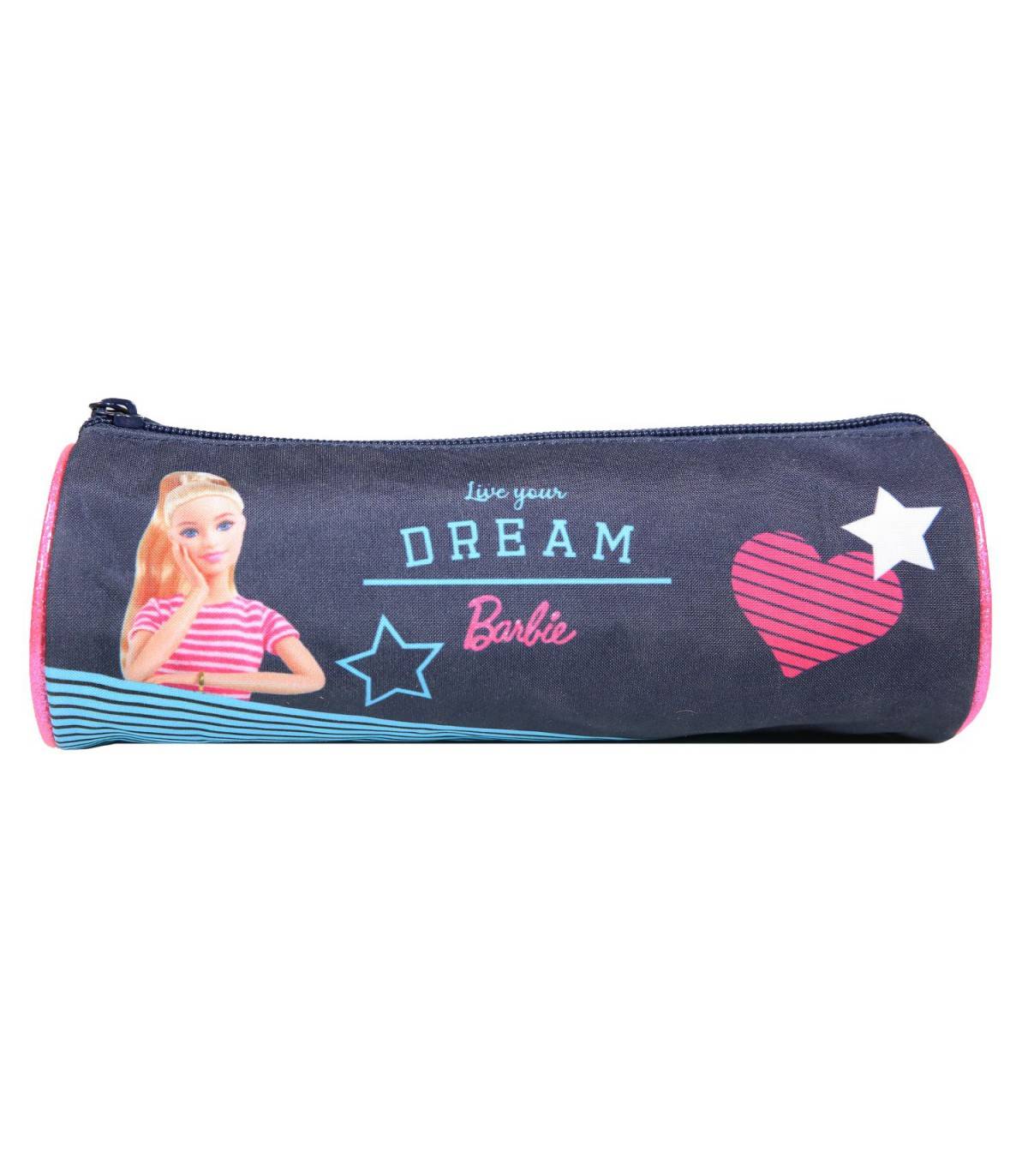 Penar Mic tip Etui, Barbie, 1 Fermoar, Albastru