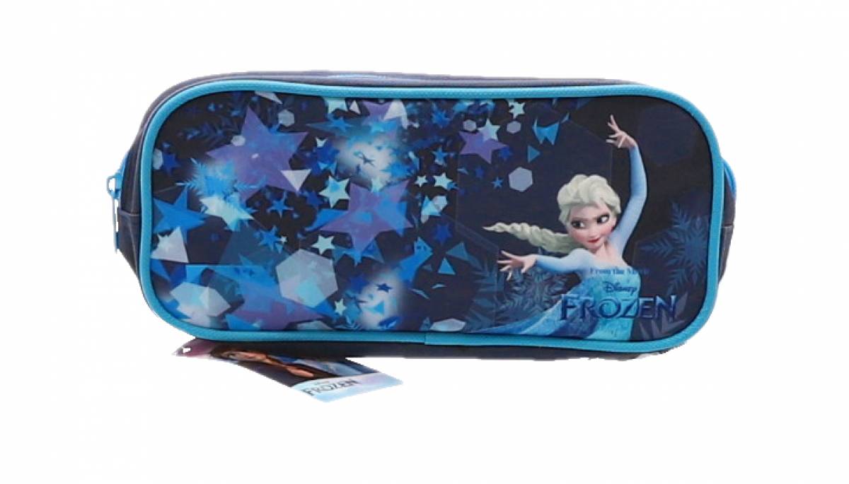 Penar Mic tip Etui, Frozen, 1 Fermoar, Albastru