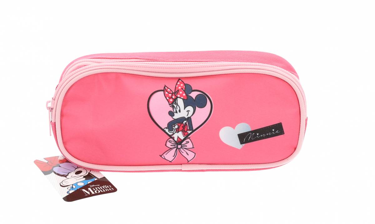 Penar Etui MINNIE 2fermoare Roz