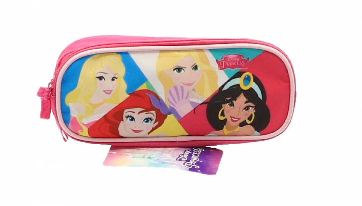 Penar Mic tip Etui, Princess, 2 Fermoare, Roz