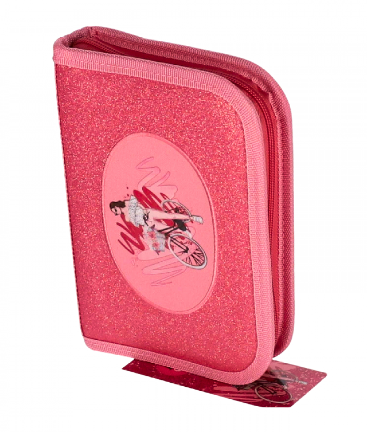 Penar FETE Neechipat, 1 Compartiment, SchoolFriendly, Luna Marie, 1 Fermoar 2 Extensii, glitter, BICI