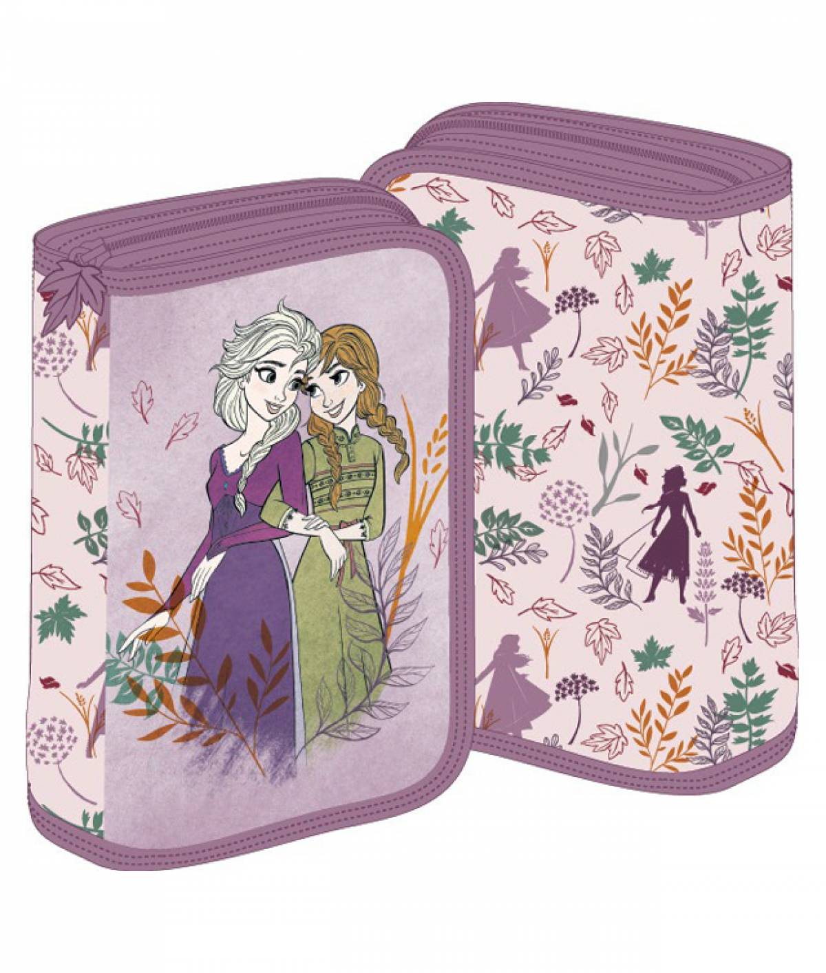Penar 1 Compartiment, Frozen, 1 Fermoar 2 Extensii, Roz