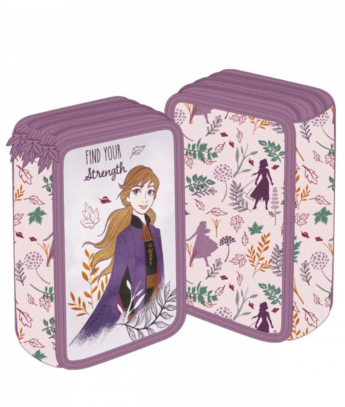 Penar FROZEN Neechipat 3 fermoare violet