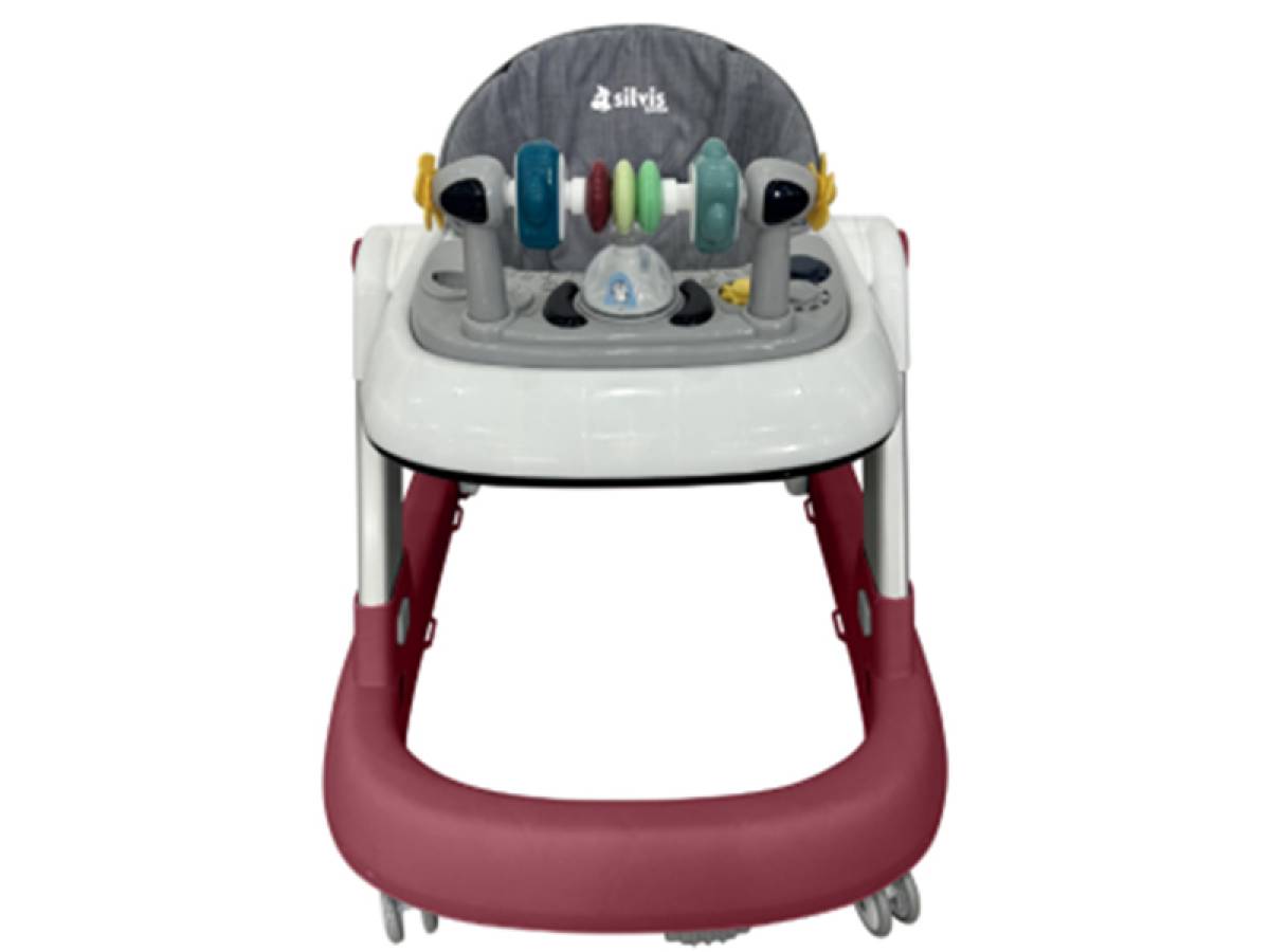 Premergator SILVIS BEBE, varsta 7-15 luni Inaltime reglabila 49-54cm ROSU