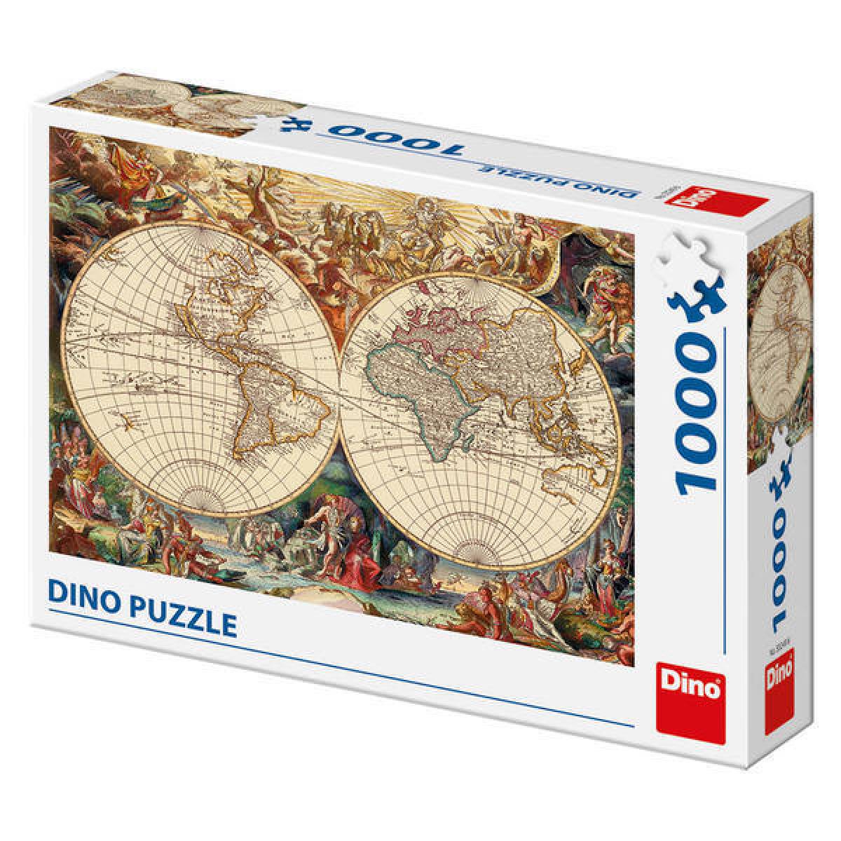 Puzzle Harta Mondiala Istorica 1000 piese