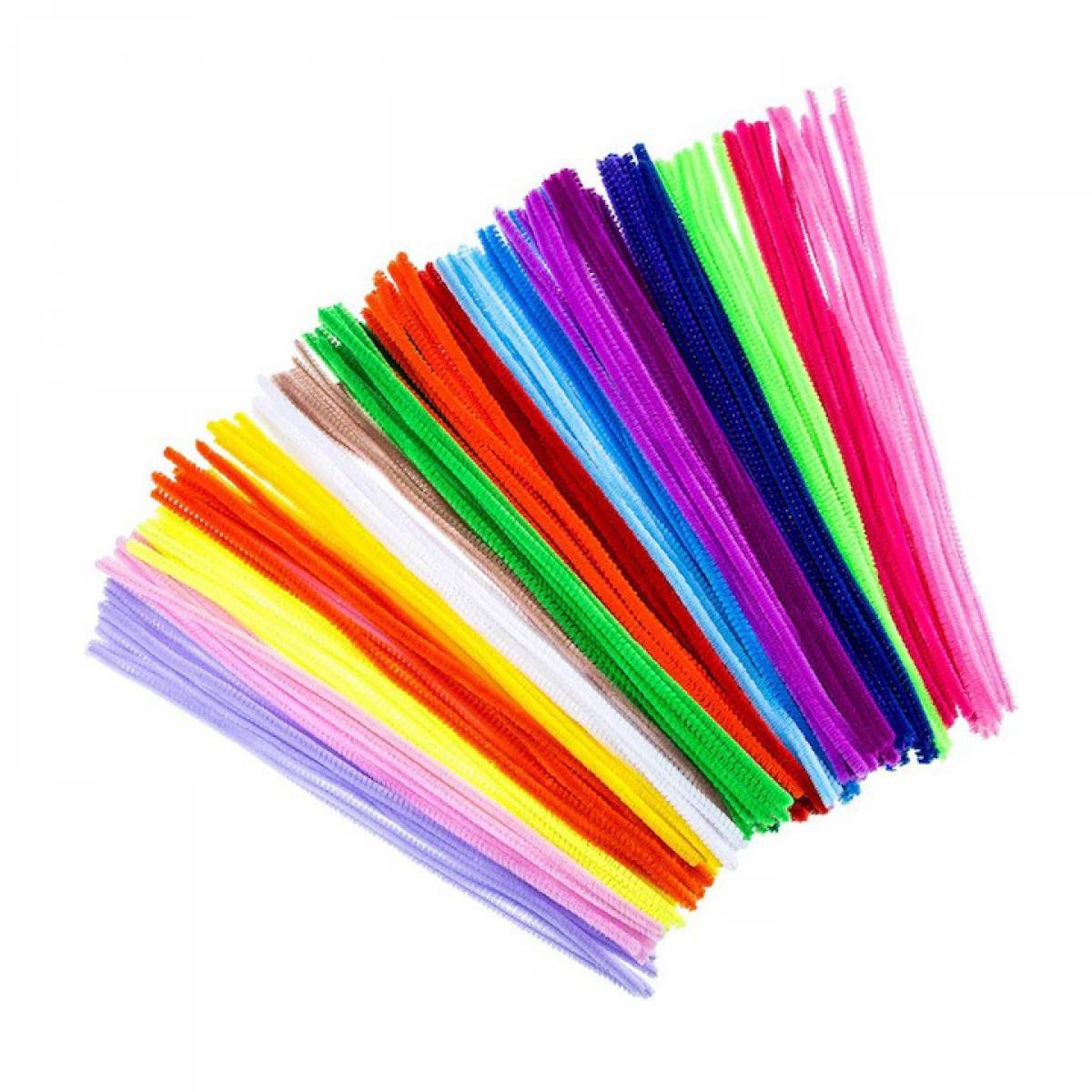 Sarma plusata 10 culori 25 bucati Dia 6mm x 30cm culori asortate Art Craft CK