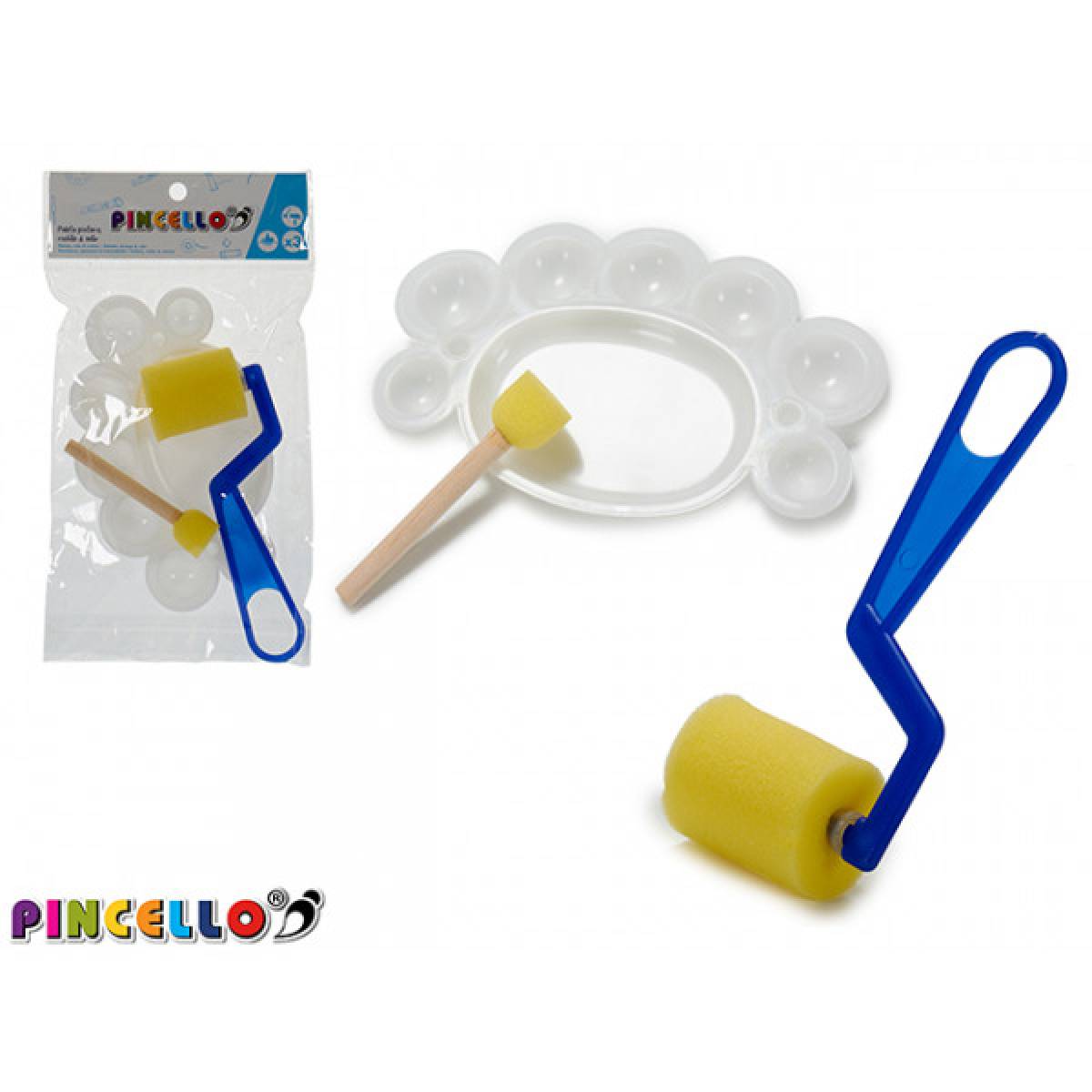 Role burete PINCELLOcu 2buc cu model flori