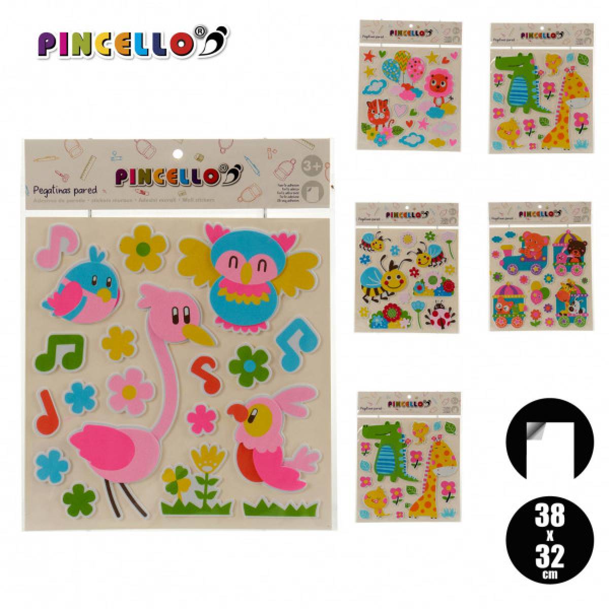 Stickere Perete Pincello 38x32x1cm