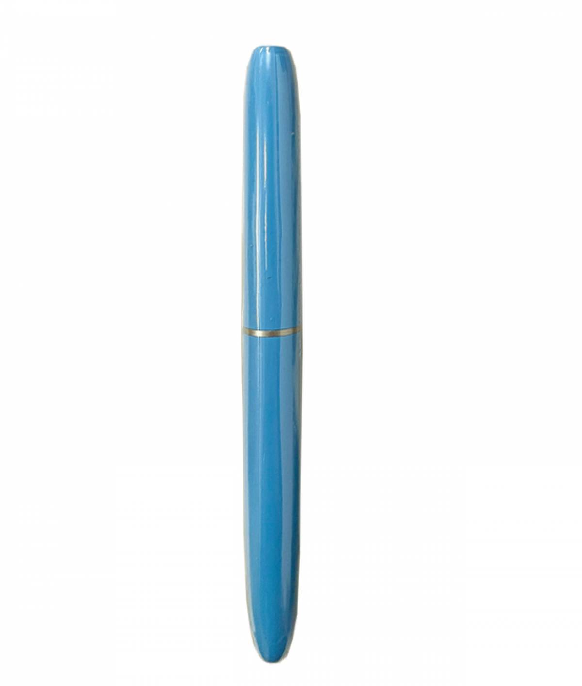 Stilou Metalic ALBASTRU 4 Penite Iridium + 3 Rezerve Jumbo Erasable Ink