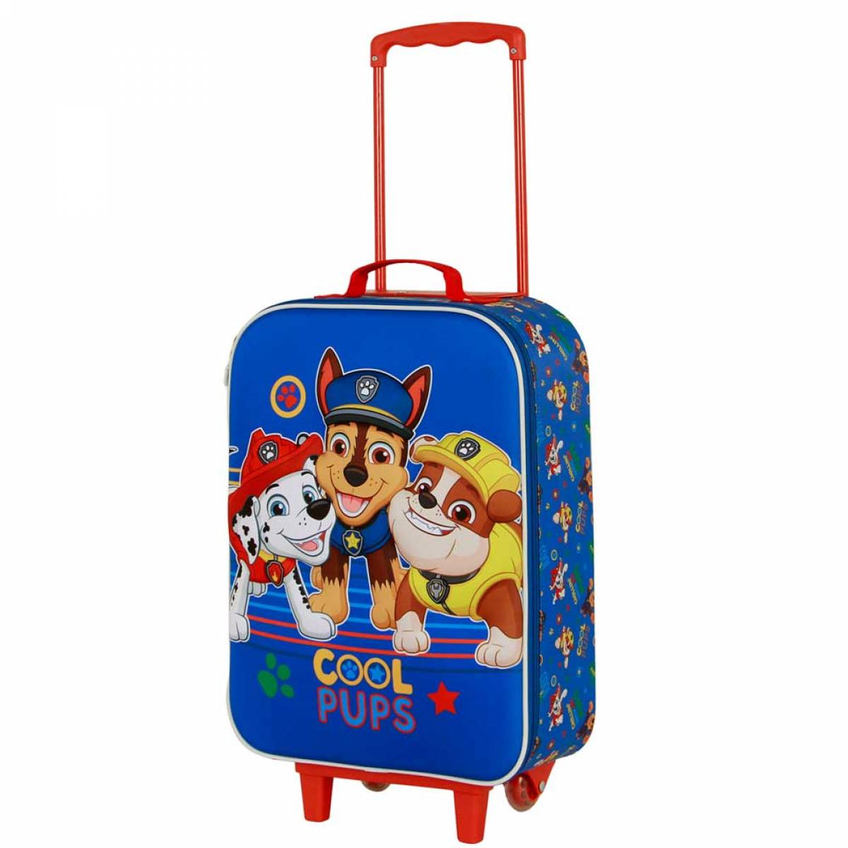 Troler Mediu Voiaj Paw Patrol 3D 17x34xH52cm