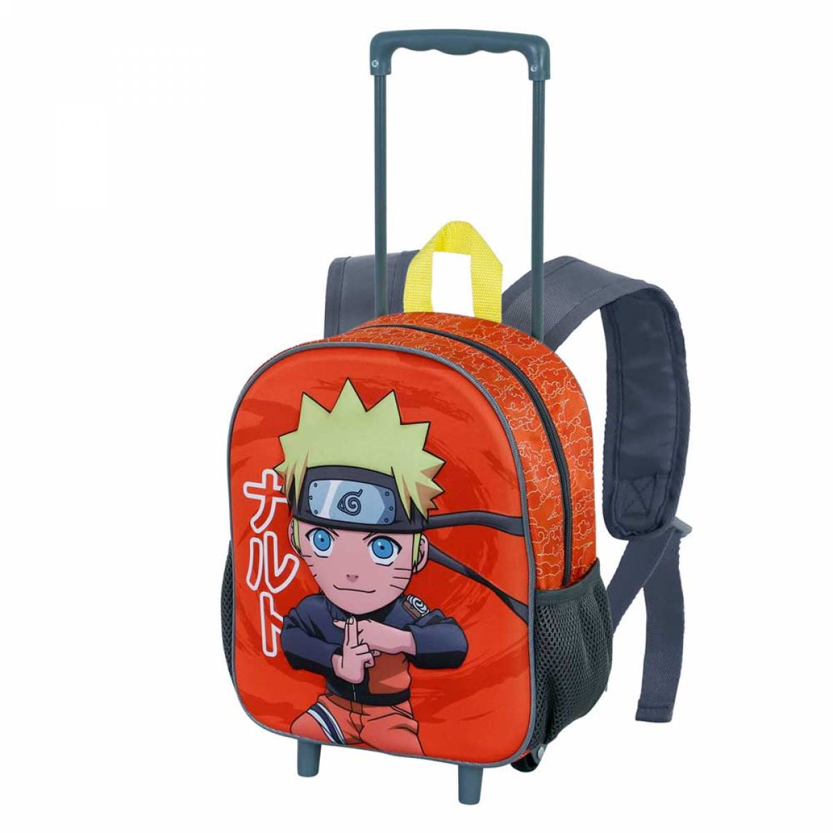 Troler Prescolari, Naruto, 1 fermoar, 2 buzunare, 26cm x 34cm x 13cm