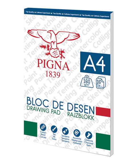 Bloc desen A4 160g 16f Clasic Sigla