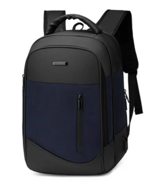 Ghiozdan Laptop, Black It, 2 Fermoare, 45x30x15cm, Negru