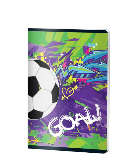 Caiet Dictando, A5, Pigna CLASIC, 48file, 70 gr, BAIETI GOAL