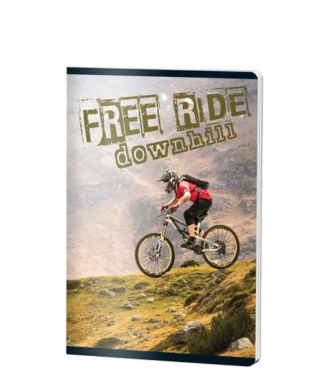 Caiet Dictando, A5, Pigna CLASIC, 48file, 70 gr, BAIETI FREE RIDE