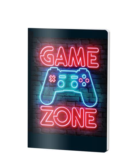Caiet Dictando, A5, Pigna CLASIC, 48file, 70 gr, BAIETI GAME ZONE