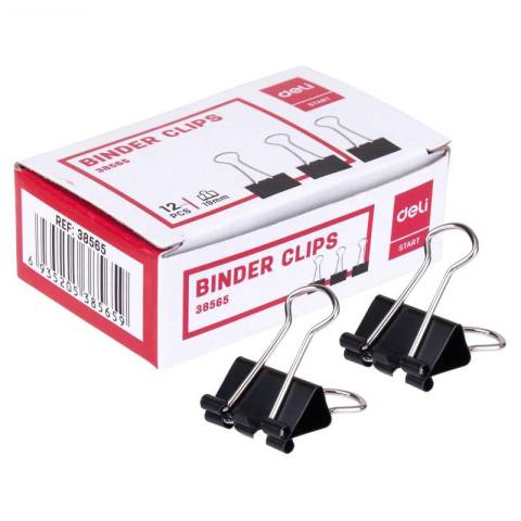 CLIPS HARTIE 19MM 12 BUC/CUT. CARTON DELI
