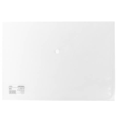 MAPA PLASTIC CU BUTON A4 TRANSPARENTA DELI