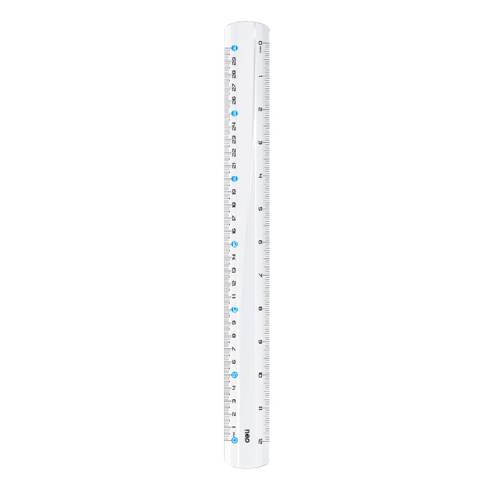RIGLA 30 CM TRANSPARENTA DELI