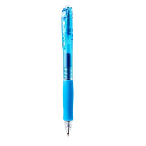 PIX CU GEL SI MECANISM 0.7MM ALBASTRU LINEUM DELI