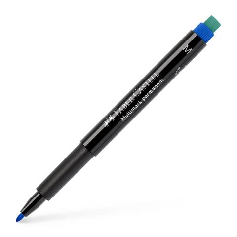 MARKER PERMANENT ALBASTRU M MULTIMARK FABER-CASTELL