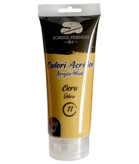 Culori acrilice SF ART PREMIUM 200 ml Ocru