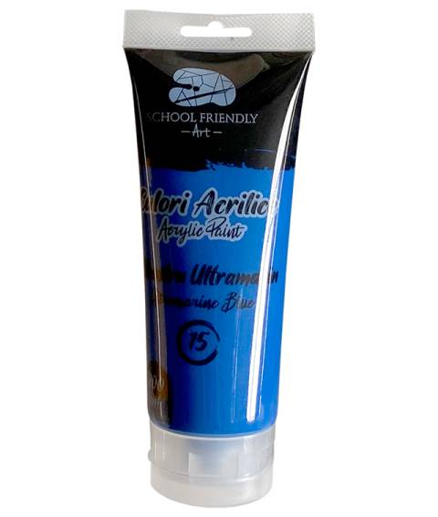 Culori acrilice SF ART PREMIUM 200 ml Albastru Ultramarin
