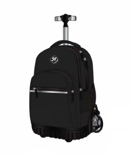 Ghiozdan TROLLER SF T-STRONG 4F 48x32x21cm 1.8kg NEGRU