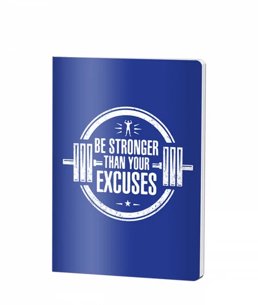 Caiet Capsat Dictando, A5, Pigna , coperta plastic, 48file, 70 gr, BEST BLU AD