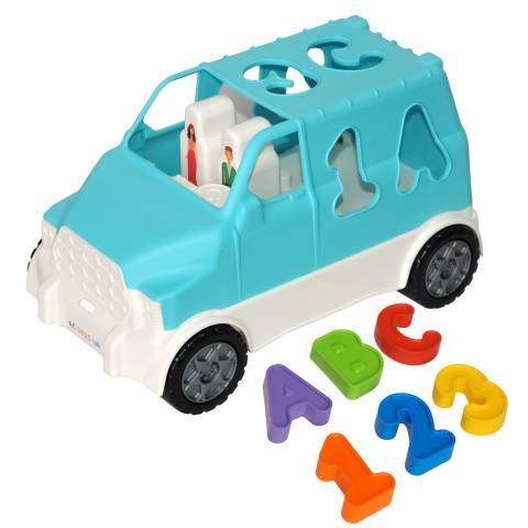 Joc Educativ auto Smart Wheels turcoaz