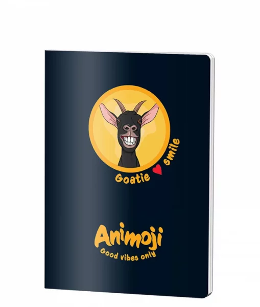 Caiet Dictando, A5, ANIMOJI, 80file, 70 gr, GOATIE WH