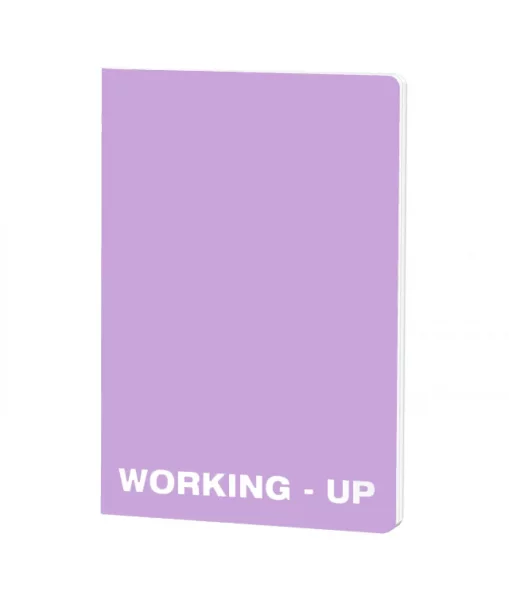 Caiet Dictando, A5, WorkingUp, coperta plastic, 48file, hartie 60gr,MOV PASTEL