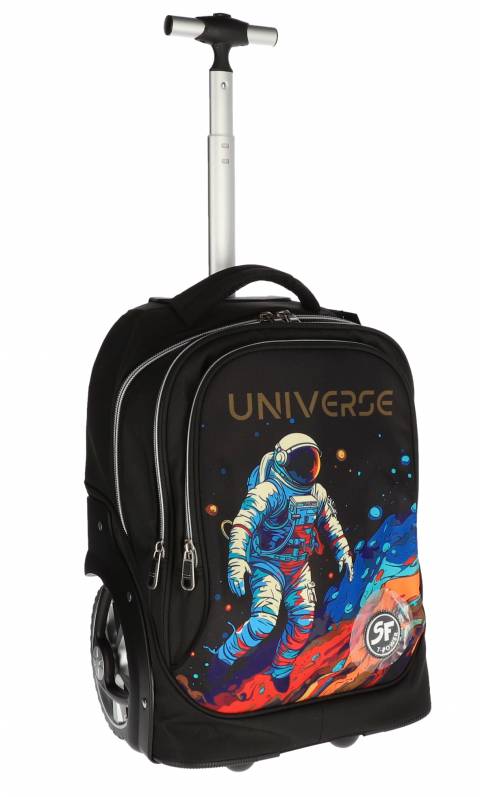 Ghiozdan TROLLER SF T-POWER 3F 50x34x26cm 2,80kg NEGRU Universe