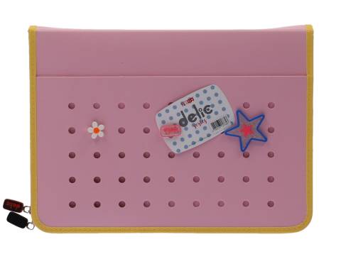 Mapa plastic, 24x33cm accesorii schimbabile, un compartiment ROZ