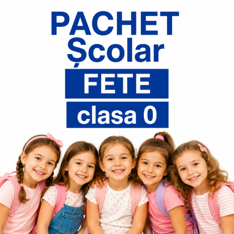 Pachet rechizite scolare Fete Clasa O set complet lista rechizite 34 de piese