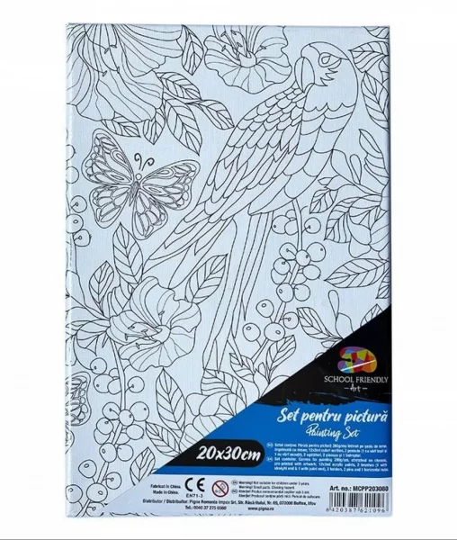 Panza pre print SF ART 20x30cm PAPAGAL